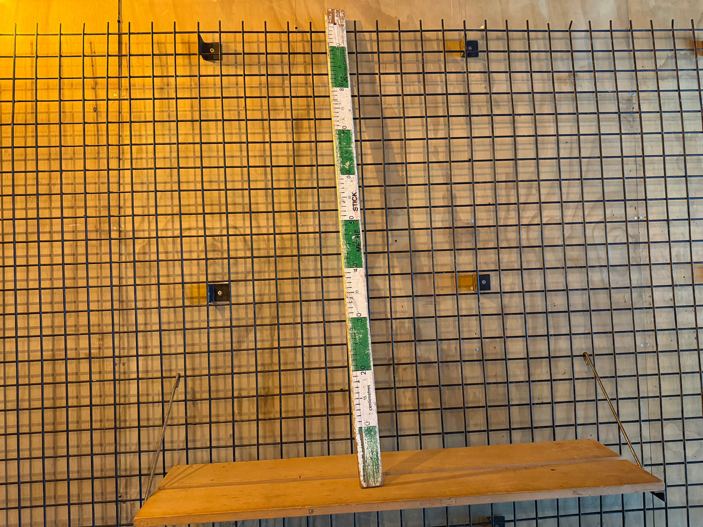 School meter stick ruler