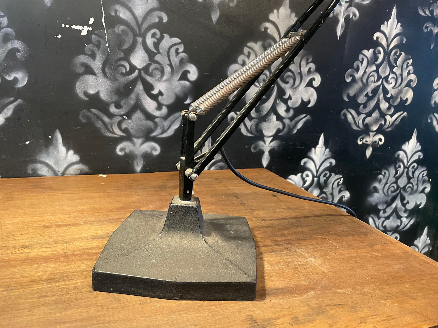 Black Herbert Terry desk lamp 1209
