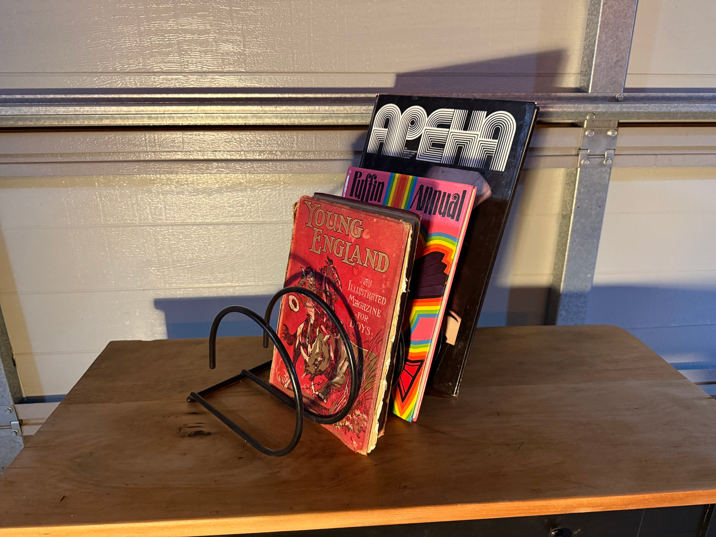 Book / record wire stand