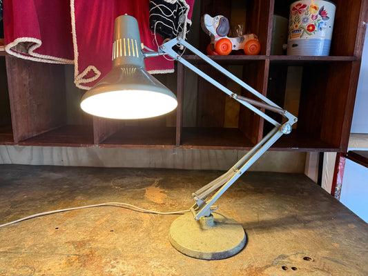 Angle poise desk lamp