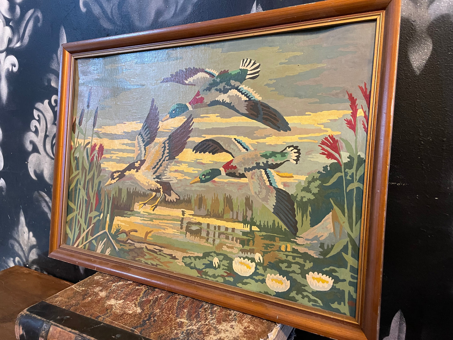Flying ducks paint by numbers