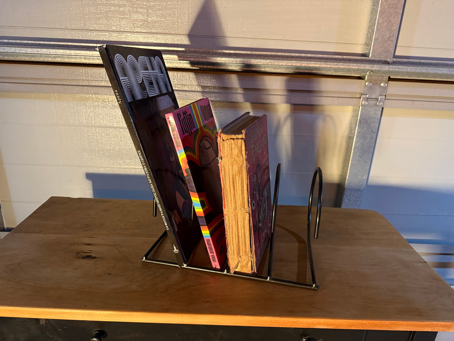 Book / record wire stand