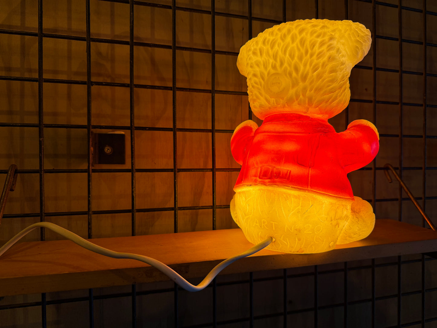 Cute teddy bear lamp