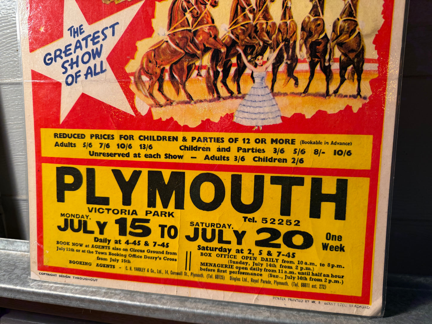 .circus poster Bertram Mills